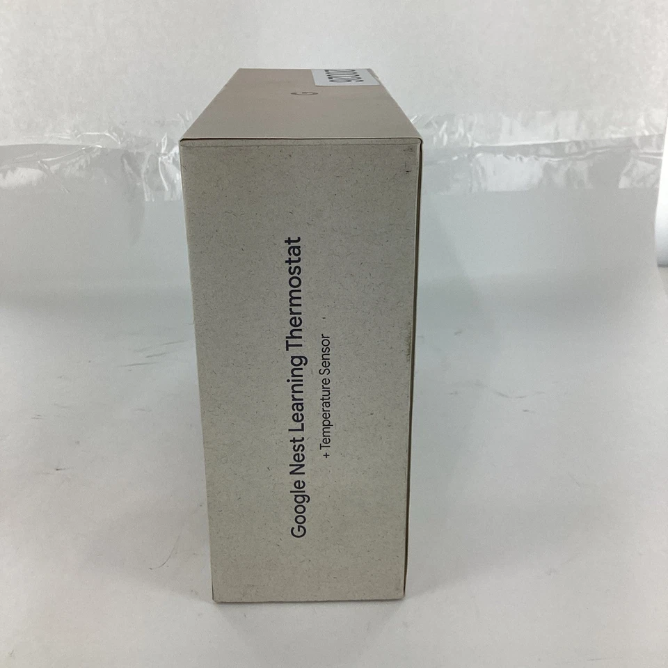 Google Nest Learning Thermostat 4th Gen Polished Gold  Temperature Sensor SEALED - Image 2 of 4