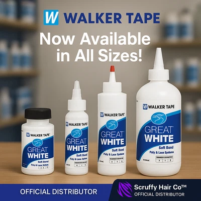 Walker Tape Co - Great White Wig Glue for Hair Systems & Wigs