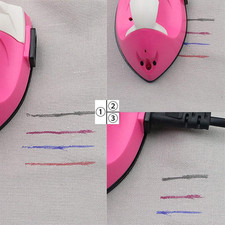 116 Pieces Heat Erasable Pens for Fabric Set, 12 Disappearing Ink Pens with 1...