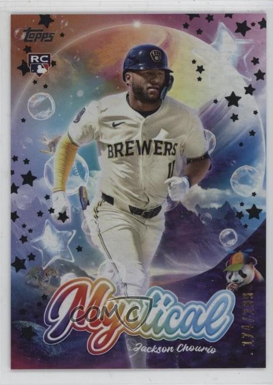 2024 Topps Update Mystical Black /299 Jackson Chourio #MYS-20 0p5e