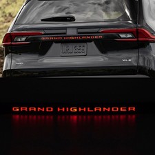 Smoke Rear Door Trunk LED Tail Brake Light For Toyota Grand Highlander 2024-2026