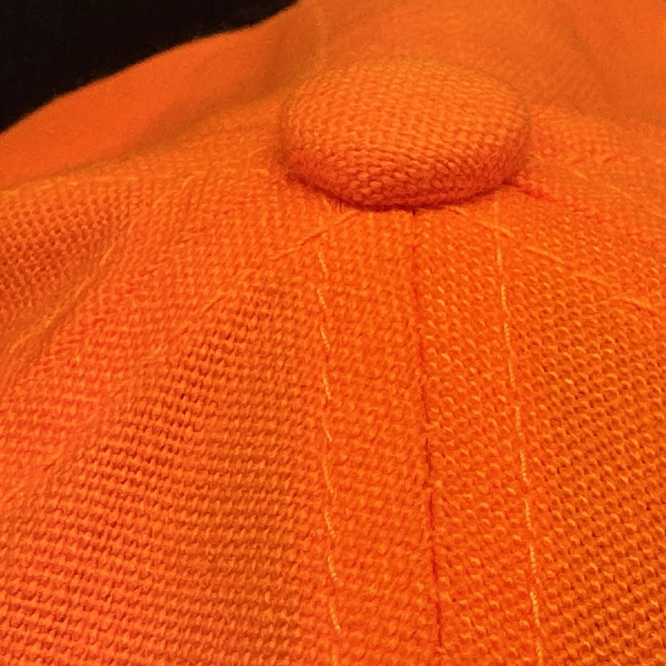 Browning охотников бейсбольная шляпа с ремешком назад яркий безопасности оранжевый коричневый винтажный - Изображение 2 из 4