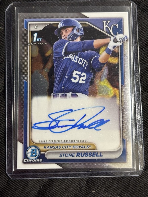 2024 Topps Chrome Stone Russell Auto