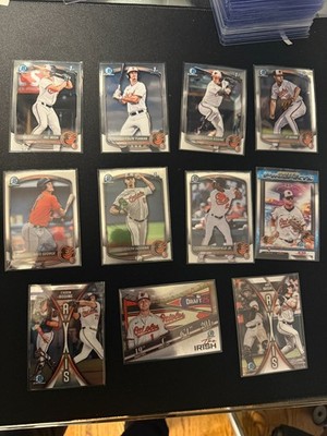 2025 Bowman Draft Chrome Baltimore Orioles Team Lot + 4 Inserts - Irish, Bodine
