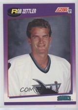 1991-92 Score American Rob Zettler #370 4ub