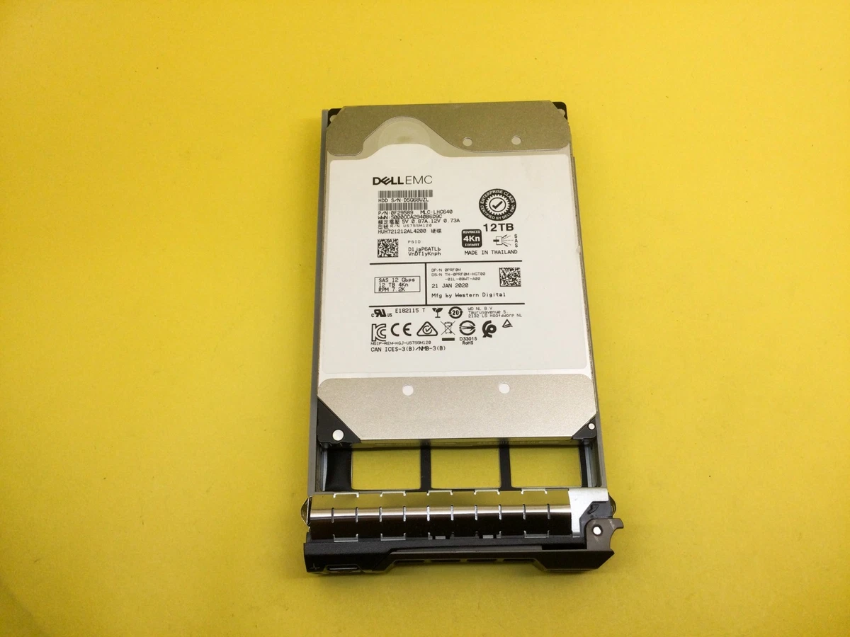 Dell SAS Internal Hard Disk Drives 12 TB Storage Capacity for sale