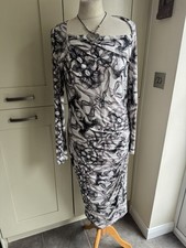 Damsel in a Dress Maxi Dress UK12 in Black & white fully lined gorgeous dress