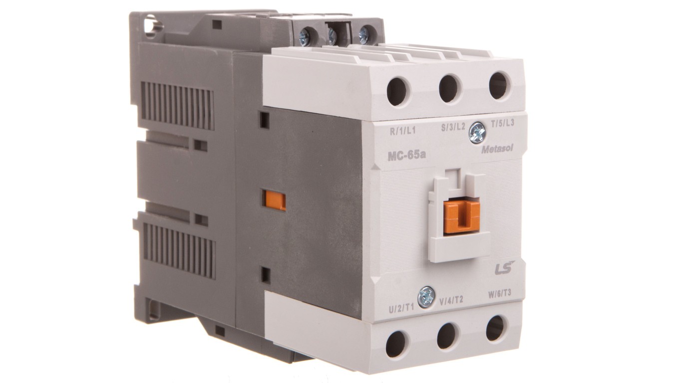LS Electric Contactors, 65A in AC-3, 30kW Power MC-65A 24VDC 1A1B