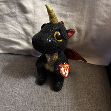 TY Beanie Boos - GRINDAL the Unicorn Dragon (6 inch) Stuffed Plush Aniaml MWMTs