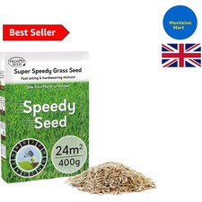 Natural Grass Seed 400g – Low Maintenance & Weather-Resistant for Healthy Lawns 39.98 per kilo