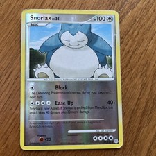 2007 POKEMON Card TCG Snorlax 37/130 Diamond and Pearl - Reverse HOLO Rare MP on eBay