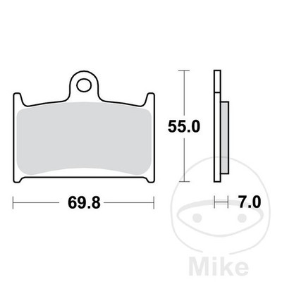 TRW Sintered front brake pads ALTN: 7328651