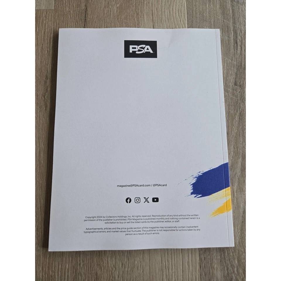 PSA Magazine Ken Griffey Jr February 2024 Baseball Collector Hobby - Image 2 of 2