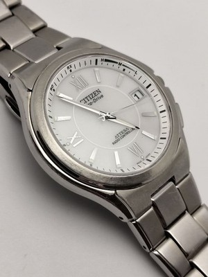Citizen Attessa Solar Radio Titan Watch Lightweight Ti H110-T011331
