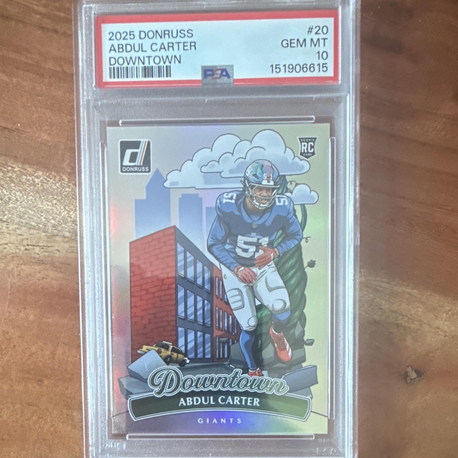 Abdul Carter Panini Donruss Downtown #20 Base
