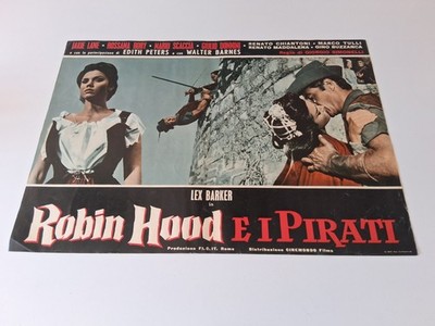 Lex Barker Robin Hood und die Piraten 1969 Italienische Aushangfotos Original