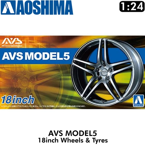 Wheels & Tyres AVS MODEL5 18inch Set of 4 Tuned Parts Rims Aoshima 06943 - Picture 4 of 5