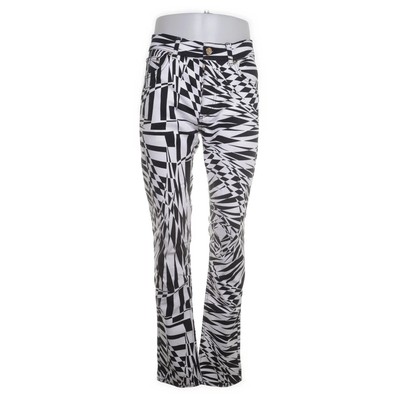 Versace for H&M, Jeans, Größe: 33/34, Weiß/Schwarz, Baumwolle/Elasthan #vRP