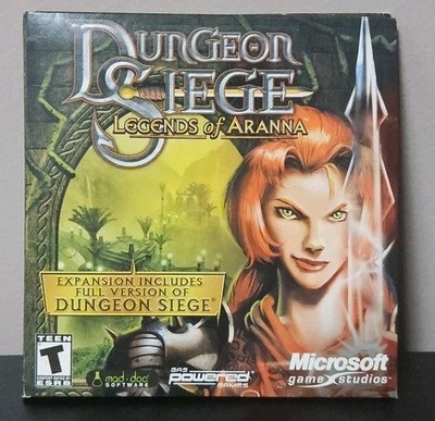Dungeon Siege: Legends of Aranna Expansion Pack PC Video Game 3 CD Set