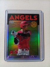 Shohei Ohtani 2021 Topps Chrome 1986 35th Anniversary Refractor #86BC-9  Angels