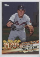 2020 Topps Decades Best Chrome Pitchers Phil Niekro #DBC-40 HOF 12xz