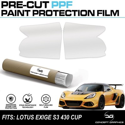Hintere Stoßstange unten Stein Späneschutz Lackschutzfolie PPF für Lotus Exige S3