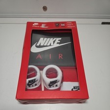 Nike Baby Boy 3 Piece Set- Red / Black - White - Size 0-6 Months - NEW