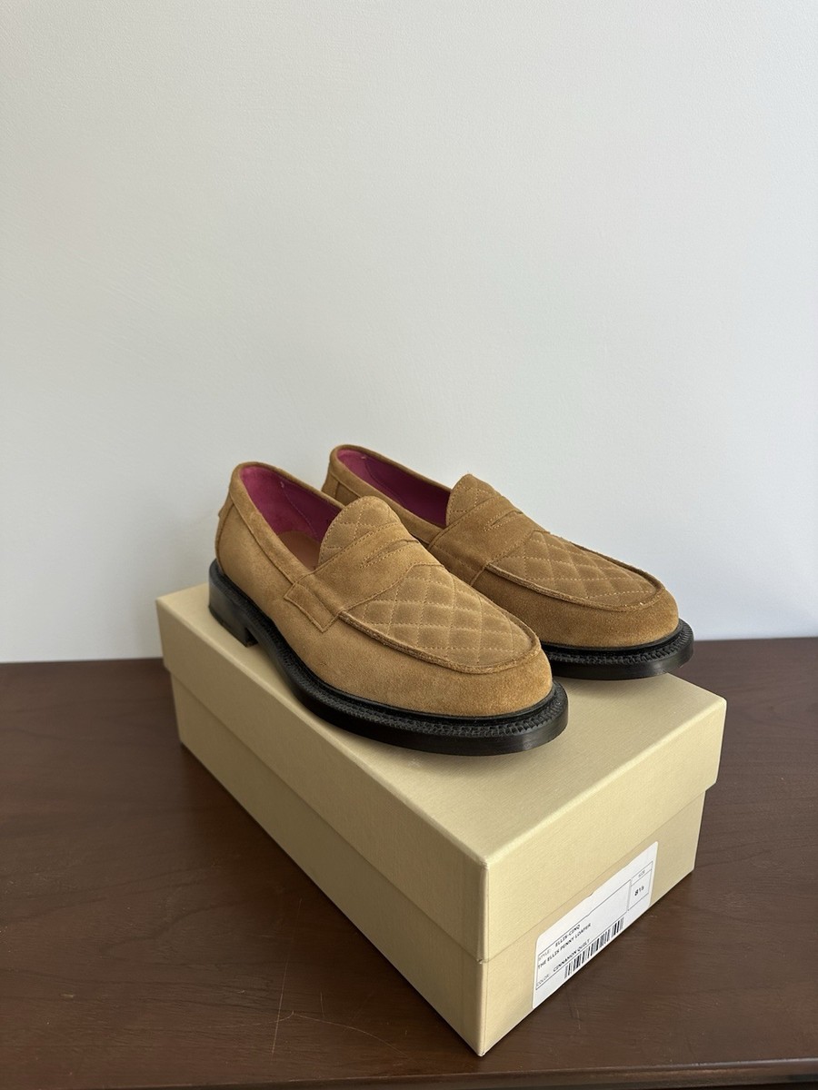 Blackstock Weber Ellis Penny Loafer Cinnamon Quilt US BNIB