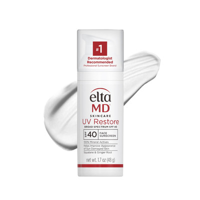 EltaMD UV RestoreFace Sunscreen SPF 40 Mineral Sunscreen for Sun Damaged Skin...