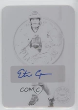 2024 Leaf Pro Set Metal Platinum Printing Plate Black 1/1 Ethan Garbers Auto m0z