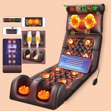 Electric Body Massage Mat Electric Vibrating Massage Mattress with Heating Pad