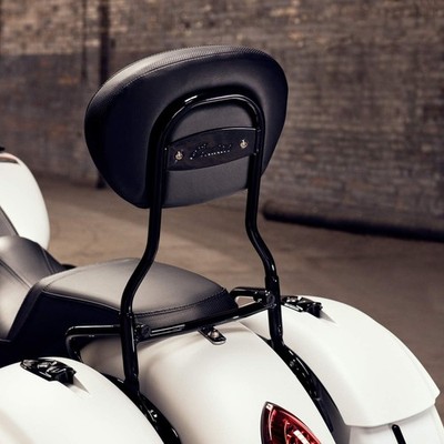 Indian Backrest Quick Release Passenger Black Chief Vintage DH  2880670-156 X4