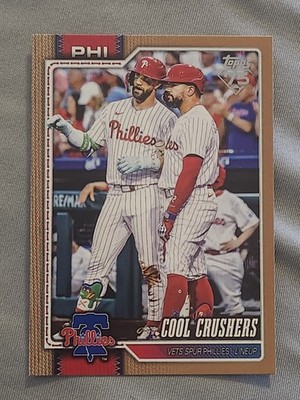 2026 Topps Cool Crushers Gold /2026 Bryce Harper Kyle Schwarber Phillies