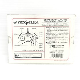 NEW SEGA SATURN Cool Pad Controller Transparent Black HSS-0101 with Box JAPAN