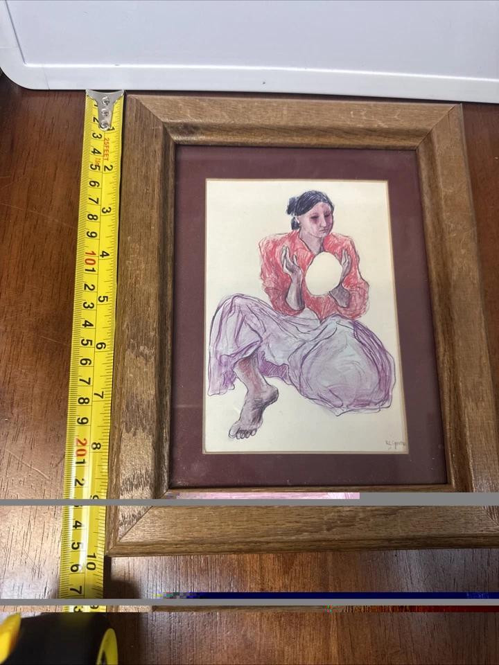 "Bread Maker" Por: R.C. Arte para colgar en pared con estampado enmarcado firmado por Gorman 8x10  Foto 2 de 4