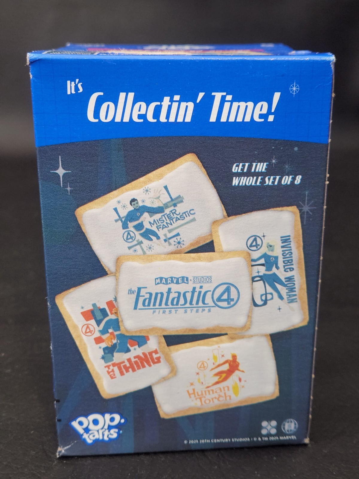 Pop Tarts Marvel Fantastic 4 Frosted Blue Raspberry, 4 Boxes, 8 Per Box NEW