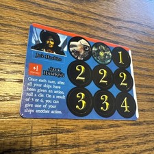 Wizkids Pirates CSG Quest For Davy Jones Gold Card - Jack Hawkins Unpunched