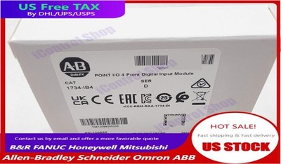 New Allen Bradley 1734-IB4 Point I/O 4 Point Digital Input Module Sealed