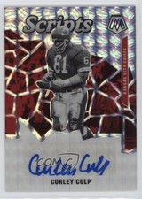 2020 Panini Mosaic Scripts Curley Culp #S17 Auto HOF 12pq