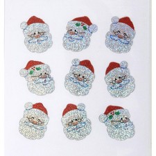 Santa Faces Sticker Select Acid-Free Stickers