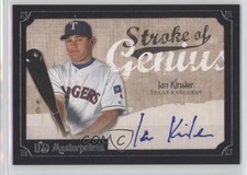 2007 UD Masterpieces Stroke of Genius Ian Kinsler #SG-IK Auto 0f8