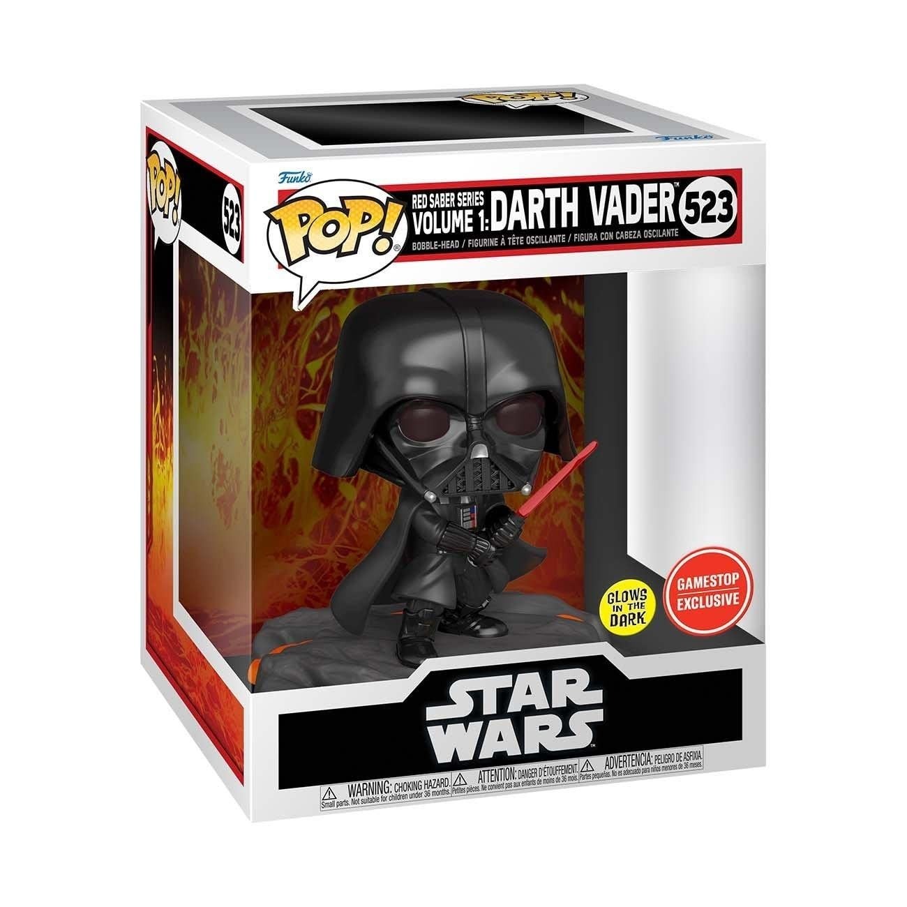Funko Pop! Disney Star Wars: Red Saber Series Vol.1 - Darth Vader (Glows in The