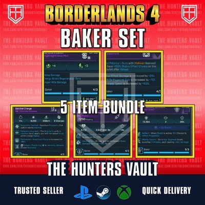 Borderlands 4   BAKER Firmware Set   Lvl 50 Item Bundle   BL4   PC PS5 XBOX