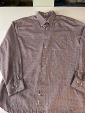 Peter Millar Men s XL Dress Shirt Navy/Pink Preppy Look