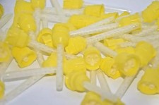 Dental Mixing Tips HP Yellow  100 Tips Impression HP Tips Yellow 4.2mm fs