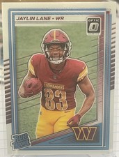 2025 Donruss Optic #249 Jaylin Lane Rookie Washington Commanders RC