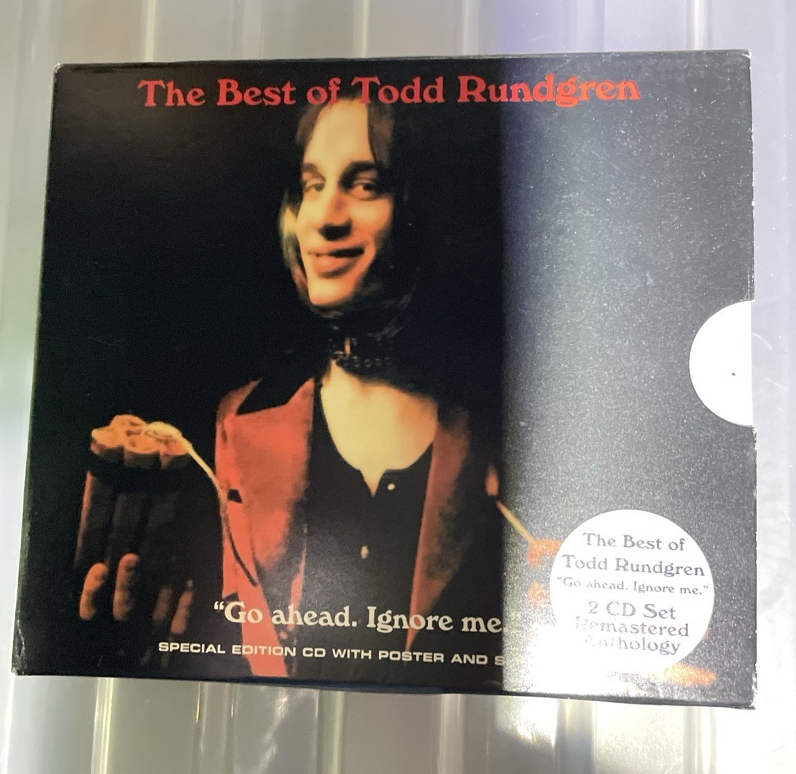 Best of Todd Rundgren/Go ahead. Ignore Me Special Edition Cd With Poster Ex Con