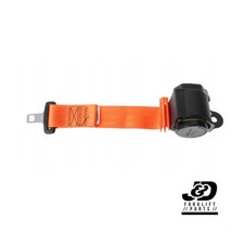 Universal Forklift Retractable Seat Belt- Orange 68.9
