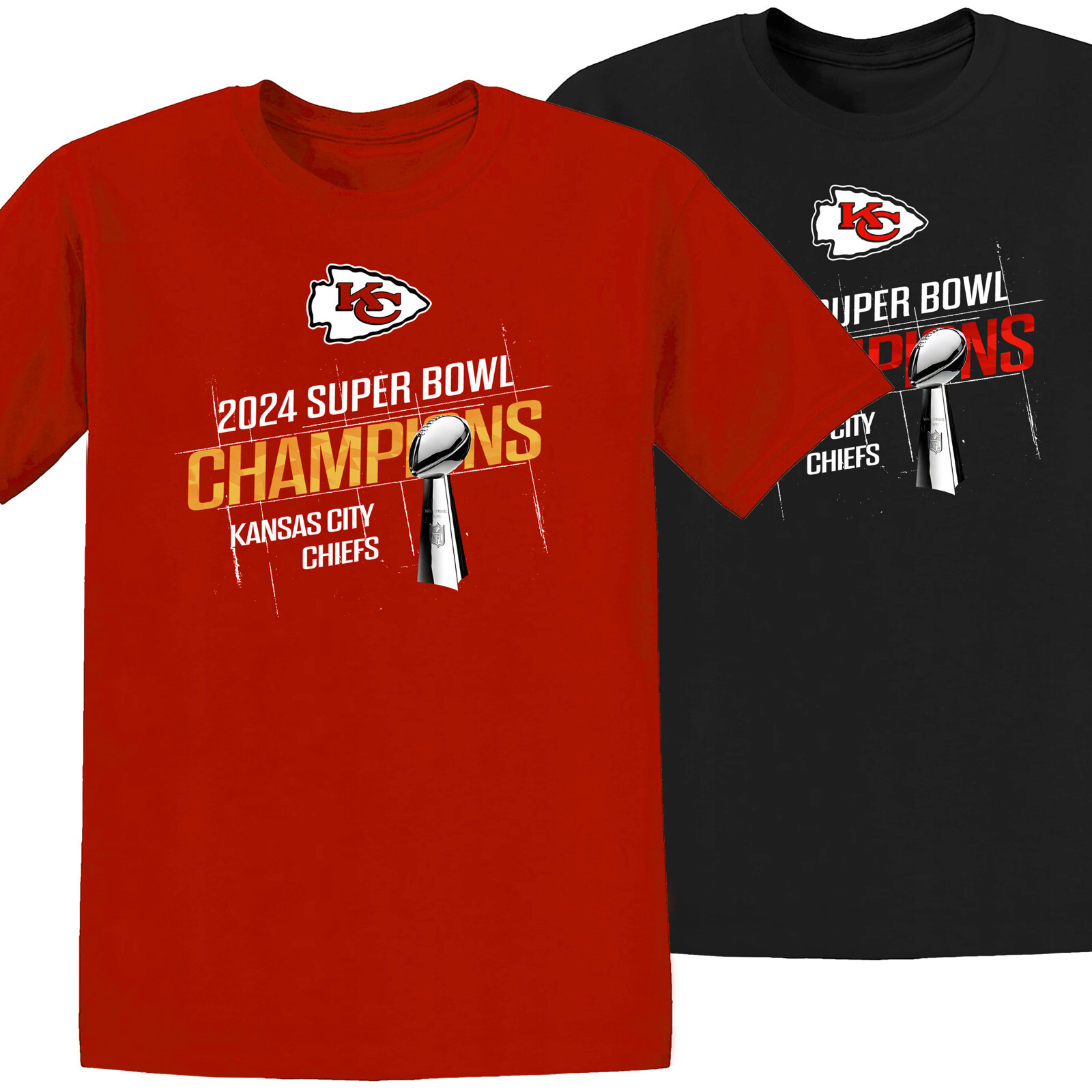 Kansas City Chiefs 2024 Super Bowl Champions TShirt Adult and Kids