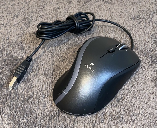 Logitech M500 Wired Laser Mouse M-u0007 1k DPI Tested for sale online ...